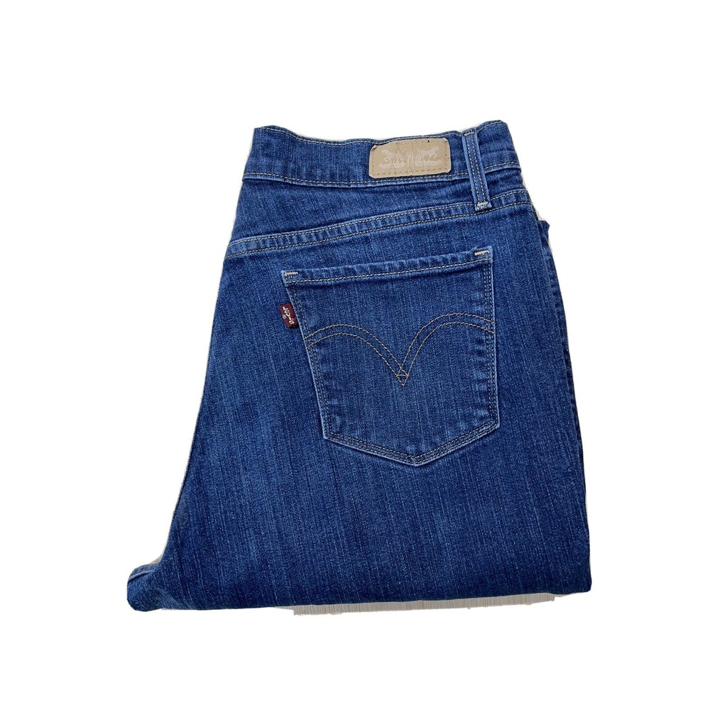 Womens Levi's‎ 515 Bootcut Dark Wash Denim Jeans Size 12M W32 L29